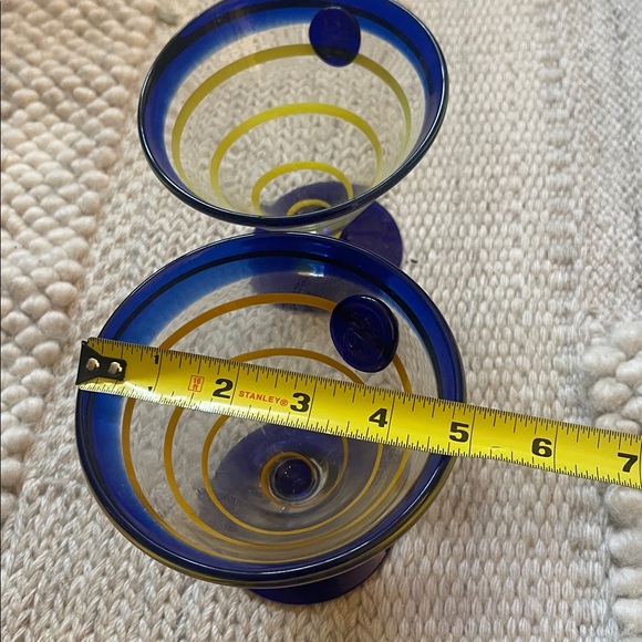 Set of 2 Margarita Drinking Glasses. - Picture 7 of 8